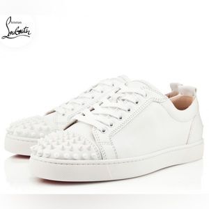 Christian Louboutin Louis Jr Total White Sneakers US12 EU45 UK11